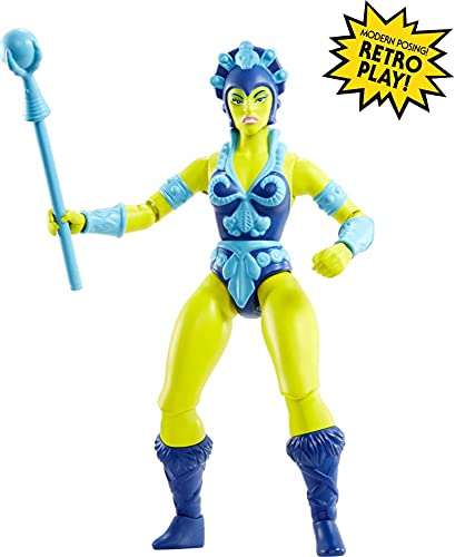 Masters of the Universe- Masters del Universo Los Orígenes Figura de acción de Evil-Lyn (Mattel GNN90)