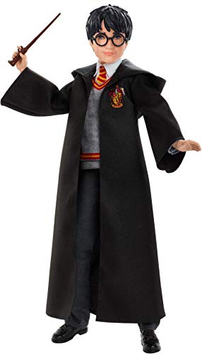 Mattel Harry Potter Muñeca Personaje, Multicolor (FYM50) + Dobby el Elfo doméstico, muñeco de Juguete de 13 cm con calcetín GXW30