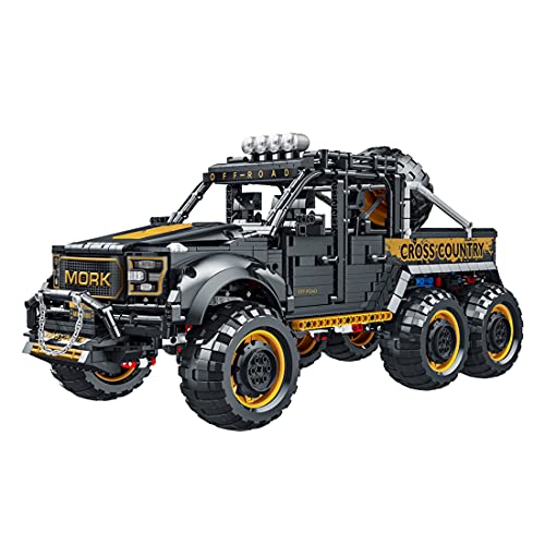 MBKE Technic Off Road modelo de coche, 3218 piezas Technic 6x6 Off Road SUV vehículo construcción set para Ford Raptor F150, bloques de construcción compatibles con Lego Technic