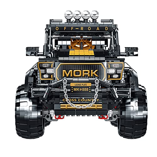 MBKE Technic Off Road modelo de coche, 3218 piezas Technic 6x6 Off Road SUV vehículo construcción set para Ford Raptor F150, bloques de construcción compatibles con Lego Technic