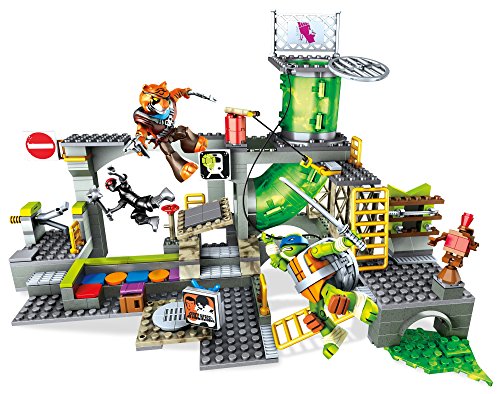 Mega Bloks - Guarida de alcantarillas, Tortugas Ninja, Juego de construcción (Mattel DMX55)