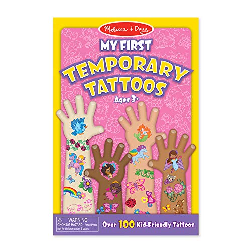 Melissa & Doug-Mis Primeros Tatuajes Provisorios, multicolor (2946)