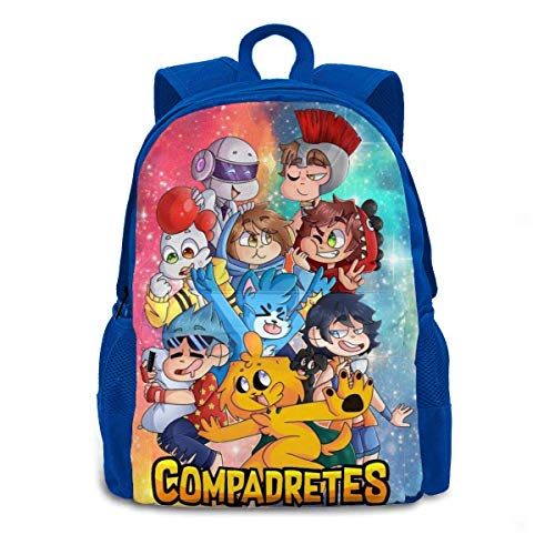 Mikec-Rack 3D Impresión Anime/Mochila de Dibujos Animados, Mochilas Escolares Personalizadas para niños