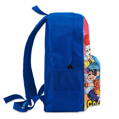 Mikec-Rack 3D Impresión Anime/Mochila de Dibujos Animados, Mochilas Escolares Personalizadas para niños