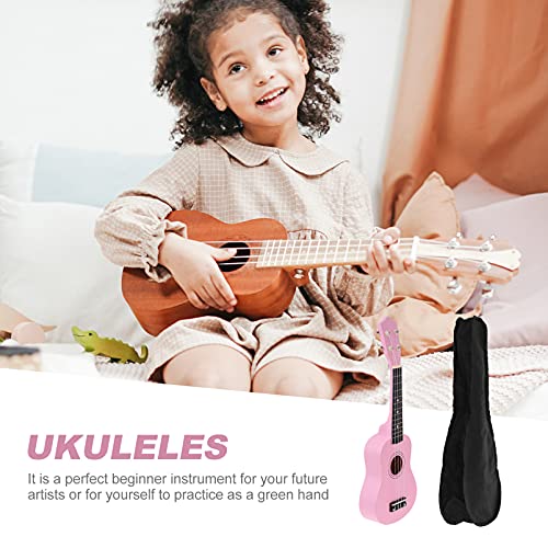 Milisten Niños Guitarra Musical Juguete 21 Pulgadas Guitarra Acústica Clásica para Principiantes Niños Instrumentos Musicales Juguete para Niños Pequeños Rosa