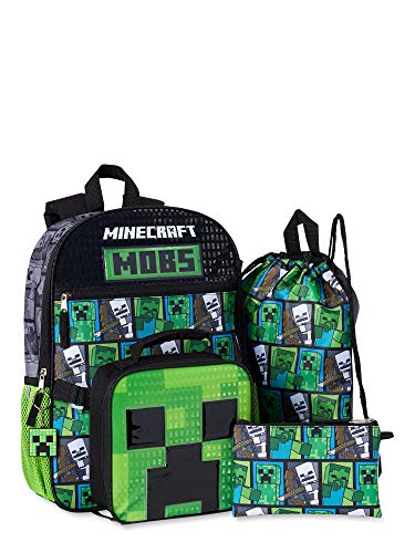 Minecraft MOBS Mochila de 5 piezas