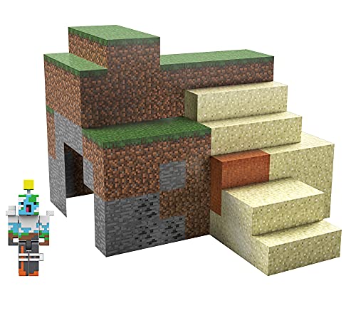 Minecraft Set de juego sostenible con figura y accesorios para construir, juguete para niños +6 años (Mattel GYB91)