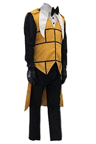 MingoTor Gravity Falls Bill Cipher Bill and Will Outfit Disfraz Traje de Cosplay Ropa Hombre XS