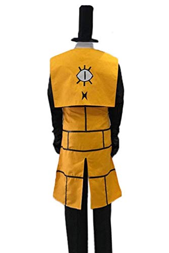 MingoTor Gravity Falls Bill Cipher Bill and Will Outfit Disfraz Traje de Cosplay Ropa Hombre XS