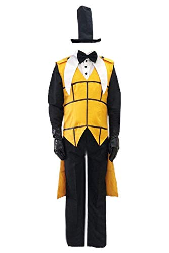 MingoTor Gravity Falls Bill Cipher Bill and Will Outfit Disfraz Traje de Cosplay Ropa Hombre XS