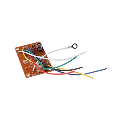 MINGSTORE 4CH RC Control Remoto 27MHz Circuito PCB Transmisor y Placa receptora con Sistema de Radio de Antena para Coche, camión de Juguete