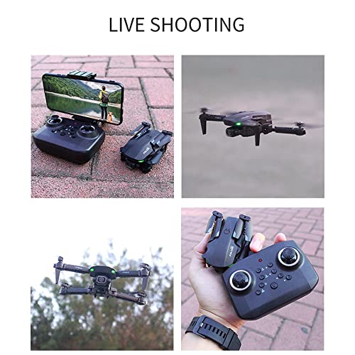 Mini Drone con cámara 4k Gimbal para Adultos Drone Modo sin Cabeza Control Remoto Largo Alcance 31 Minutos Vuelo Visión Nocturna Control Remoto GPS Cámara de Ultra Alta definición 4K Transmisión de i