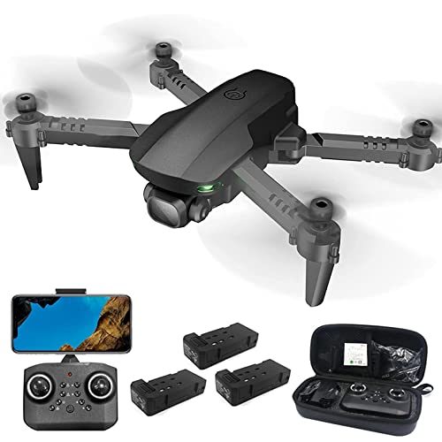 Mini Drone con cámara 4k Gimbal para Adultos Drone Modo sin Cabeza Control Remoto Largo Alcance 31 Minutos Vuelo Visión Nocturna Control Remoto GPS Cámara de Ultra Alta definición 4K Transmisión de i