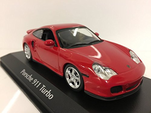 Minichamps 940069300 "1999 Porsche 911 Turbo 996" Die-Cast Modelo, Rojo, Escala 1:43