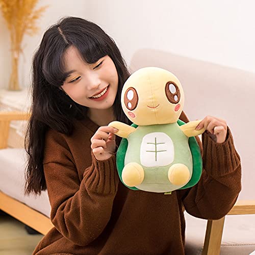 MKZHANG Lindos Juguetes de Peluche de Tortuga, Calentador de Manos Suave, Almohada de Tortuga Animal, de bebé, Bonito Regalo para niños, niñas