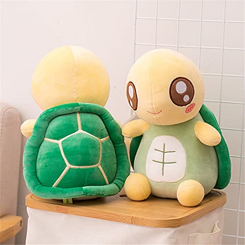 MKZHANG Lindos Juguetes de Peluche de Tortuga, Calentador de Manos Suave, Almohada de Tortuga Animal, de bebé, Bonito Regalo para niños, niñas