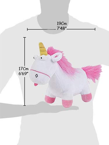 MNNS Minions - Pack de 2 Peluches Unicornio 6'69"/17cm + Cabra Pecho Blanco 7'09"/18cm Calidad Super Soft