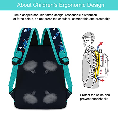 Mochila infantes Mochila Para niños , Mochilas pequeñas Mochilas escolares de dinosaurios de animales Bonita bolsa de bebé primaria Guardería Preescolar para niños de 2 a 5 años Niñas