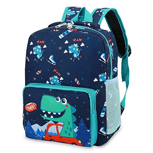 Mochila infantes Mochila Para niños , Mochilas pequeñas Mochilas escolares de dinosaurios de animales Bonita bolsa de bebé primaria Guardería Preescolar para niños de 2 a 5 años Niñas