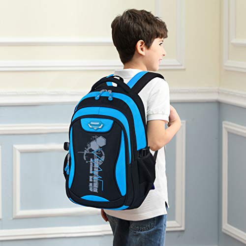 Mochilas Escolares, Fanspack Mochila Escolar para niños Mochila Colegio para niñas Mochilas de Viaje para Mochila Infantil Juveniles Adolescentes (Azul Cielo)