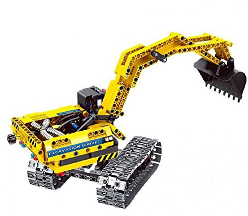 Modbrix Technic Ladrillos Excavadora Oruga Excavadora 342 Piezas, Compatible con l * Go Técnica