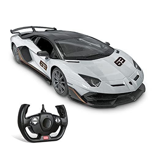 Mondo Motors 63608 - Lamborghini SVJ - Modelo a Escala 1:14 - hasta 20 km/h de Velocidad - Coche de Juguete para niños