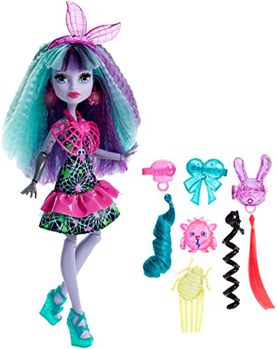 Monster High Batman Twyla, Electro-Peinados (Mattel DVH71)