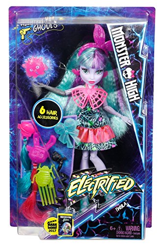 Monster High Batman Twyla, Electro-Peinados (Mattel DVH71)