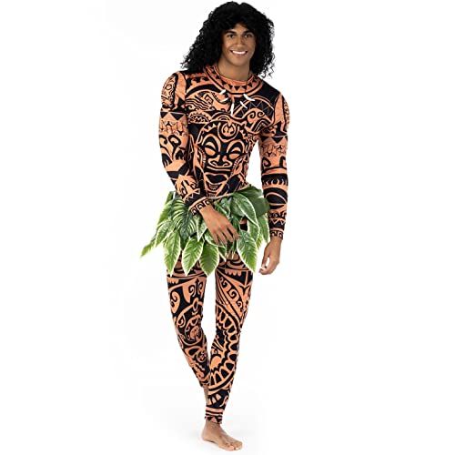 Morph Disfraz de Maui para adulto, disfraz de Halloween para hombre, tallas XL