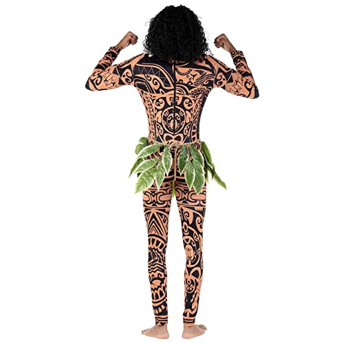 Morph Disfraz de Maui para adulto, disfraz de Halloween para hombre, tallas XL