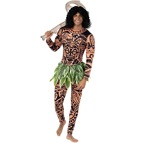 Morph Disfraz de Maui para adulto, disfraz de Halloween para hombre, tallas XL