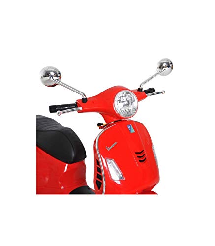 Moto Vespa Roja Eléctrica para Niños