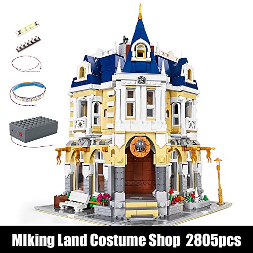 Mould King 11005 Kits de construcción de Tienda de Disfraces, Juego de Bloques de construcción Moc para Construir, Regalo para entusiastas de niños / Adultos (2805 Piezas, con luz)