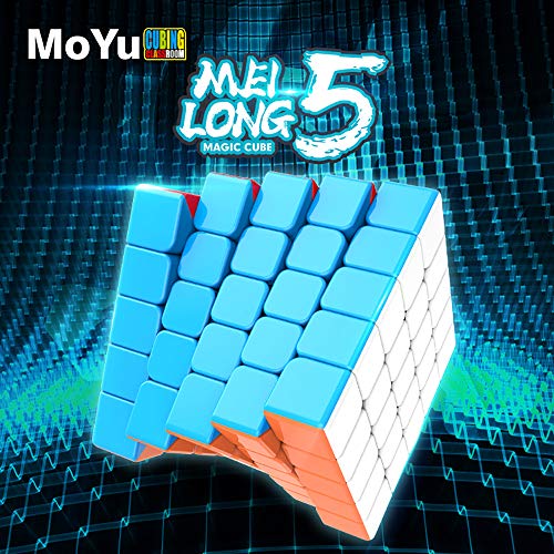 Moyu SOKOYO Meilong M magnético 2x2 3x3 Cubo mágico 4x4 5x5 Stickerless Speed Cube Magnet Puzzle Cube 2x2x2 3x3x3 4x4x4 5x5x5 (5x5x5)