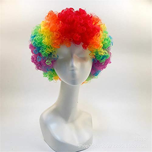 Multicolor Peluca Payaso Pelucas De Payaso Loco Pelucas Explosivas De Halloween Fiesta Disfraces De Cosplay Pelucas Pelucas De Cabeza Explosiva Pelucas De Cabello De Payaso Loco Para Adultos 2 Piezas