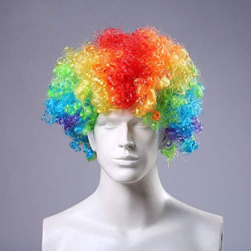 Multicolor Peluca Payaso Pelucas De Payaso Loco Pelucas Explosivas De Halloween Fiesta Disfraces De Cosplay Pelucas Pelucas De Cabeza Explosiva Pelucas De Cabello De Payaso Loco Para Adultos 2 Piezas