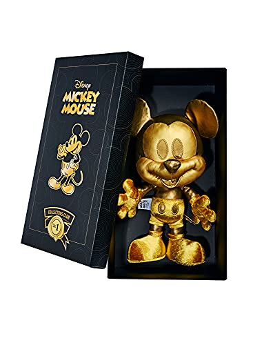 Muñeco de peluche de Mickey Mouse - Edición especial limitada para coleccionistas, exclusivamente en Amazon, muñeco de 35 cm de altura en caja para regalo, pieza de coleccionista