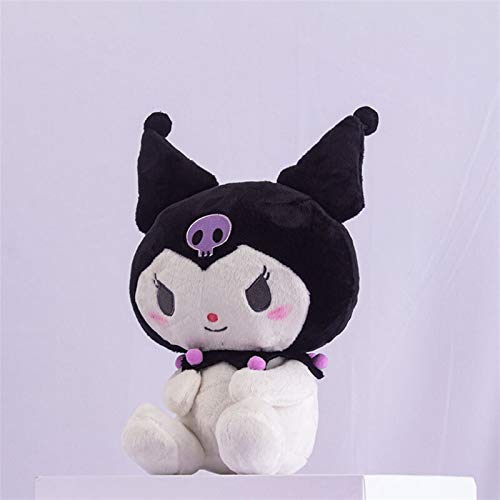 MUSWEET Juguetes de Peluche de la Felpa Suave Sanrio Kuromi Felpa Juguetes de Peluche Animado Suave del Juguete Figura de acción de los niños cumpleaños de la Navidad Regalo for los niños