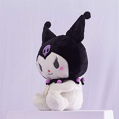 MUSWEET Juguetes de Peluche de la Felpa Suave Sanrio Kuromi Felpa Juguetes de Peluche Animado Suave del Juguete Figura de acción de los niños cumpleaños de la Navidad Regalo for los niños