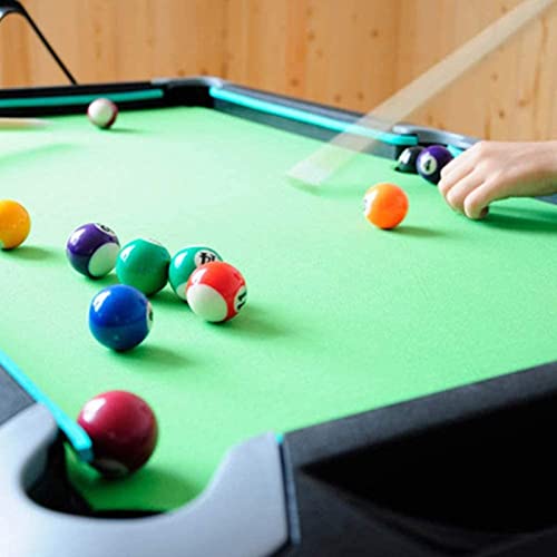 MYRCLMY Mesa de Billar para niños, Mesa de Snooker Juego Interactivo con 15 Bolas / 1 Cue Bola / 2X señales, para en el Interior y al Aire Libre Mesa Piscina Deporte Deporte Arcade Juegos