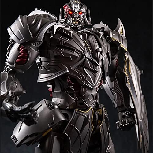 NA Transformer Toys, EL ÚLTIMO PELÍCULA del Modelo DE Plano Megatron KO Figura de acción de aleación Robot Colección Juguetes - 10 Pulgadas