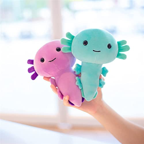 NAUXIU Axolotl Plushie,Ajolote Peluche Kawaii,Peluche Axolotl,Axolotl Plush,MuñEca De Salamandra De Peluche para NiñOs,Cute Figure Throw Pillow Stuffed Anime Characters Plush Doll Toys