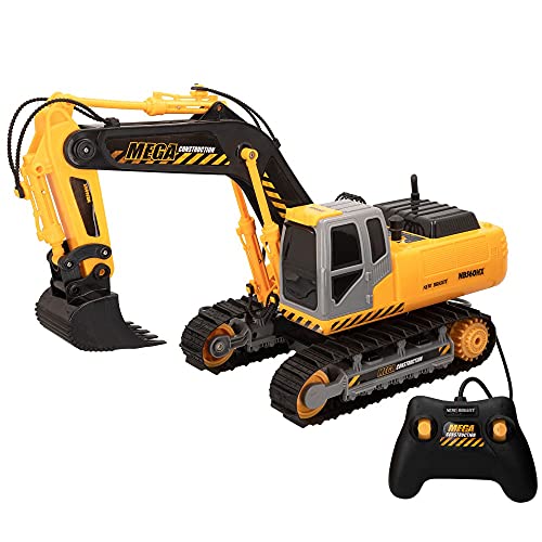 New Bright - Excavadora radiocontrol niños 3 años Mega Excavator New Bright (46575)