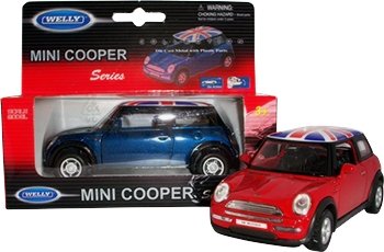 New Style Mini Cooper Model Made of Die Cast Metal and Plastic Parts, Pull Ba...