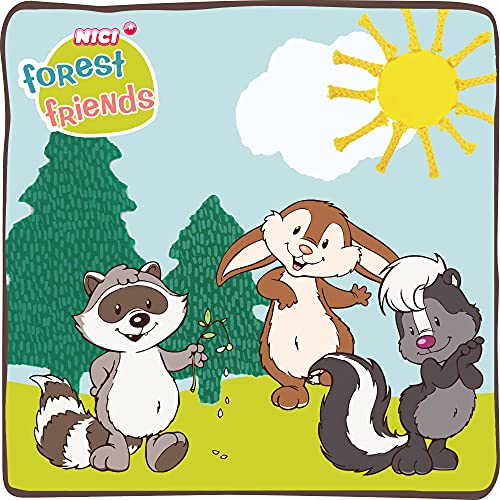 NICI Chiala la tierna 25cm – Mofetas, niños y bebés – Peluches Esponjoso para abrazar y Jugar – Juguetes Suaves para Mascotas – Colección Forest Friends, Color Negro/Gris, 25 cm (47341)