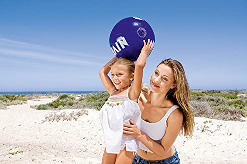 NIVEA Pelota de Playa Inflable e Impermeable, Pelota de Aire Resistente al Sol, balón Hinchable para el Verano, tamaño único, 1 Pelota de 30 cm de diámetro, diversión en el Agua para niños y Adultos