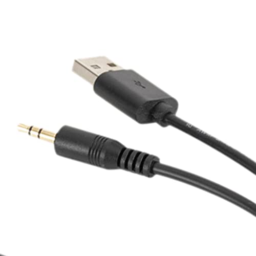 Non-brand Receptor de Audio USB Bluetooth, Adaptador de Audio inalámbrico, Adaptador Bluetooth 5,0 con AUX de 3,5mm para TV de Coche Auriculares estéreo de