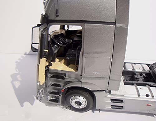 NZG para Mercedes-Benz Actros 4x2 cabina espacial cromo 1/18 DIECAST MODELO CAMIÓN ACABADO