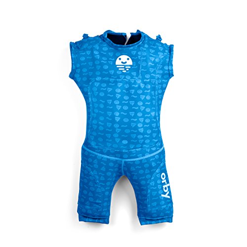 Orby jetsuit cálido neopreno seguro bebé ropa de flotador de piscina natación mojado traje 2 – 3 años, azul