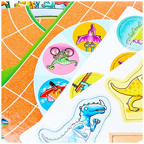 Orchard_Toys Dinosaur Race - Juego de Mesa de Carreras con Dinosaurios